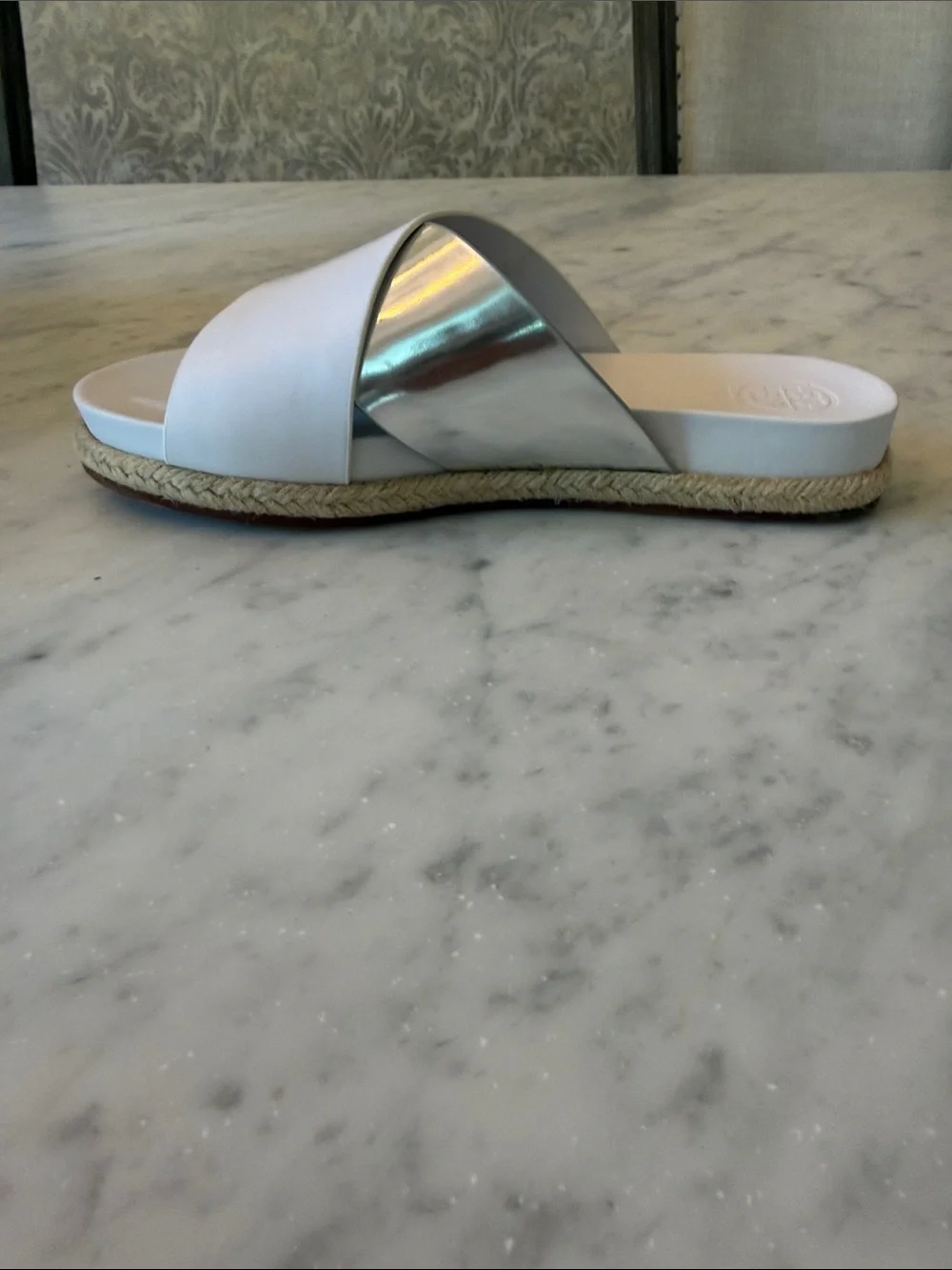 Tory Burch Crisscross Espadrille Slide Sandals